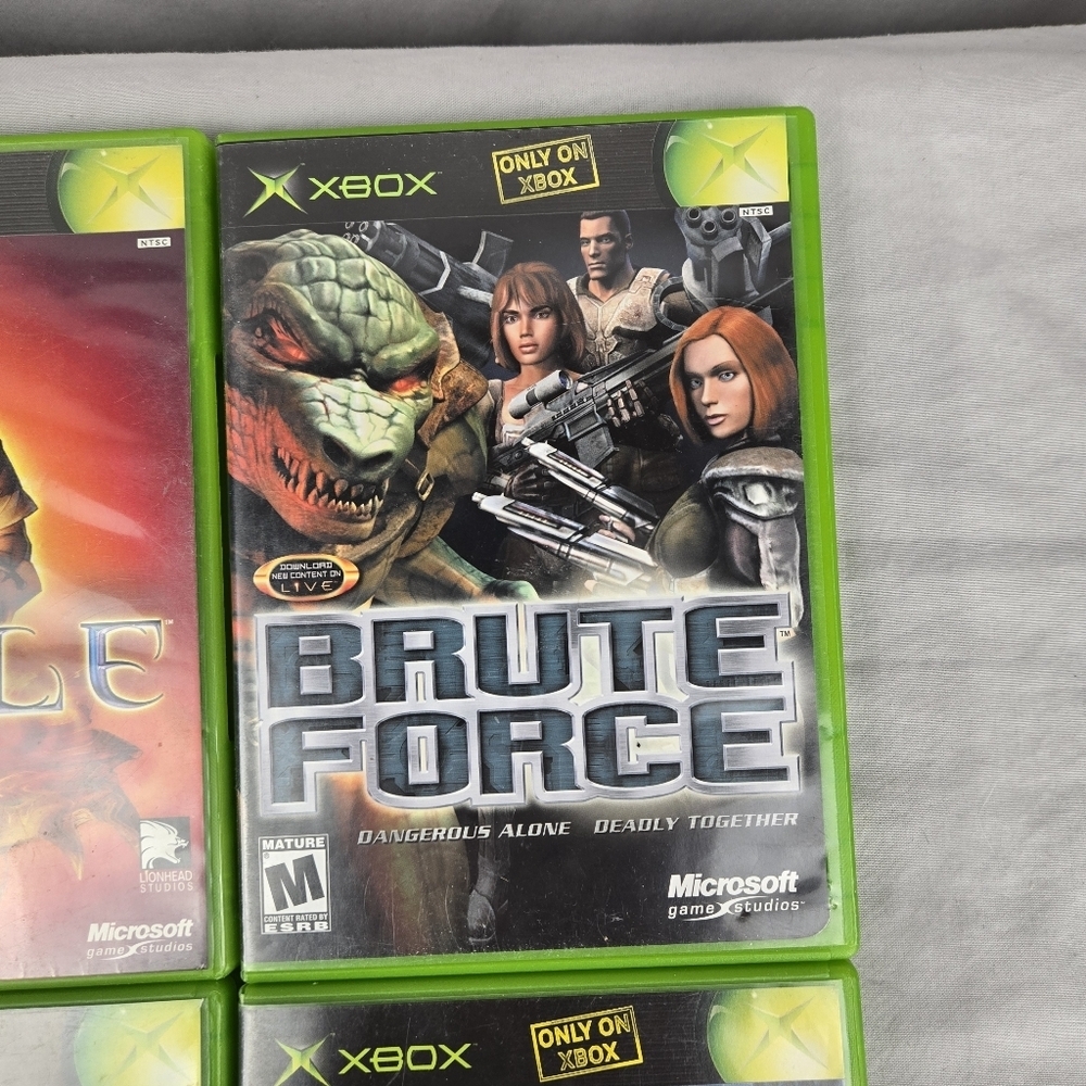Lot Of 4 Original XBOX Games Fable Project Gotham Brute Force Ghost Recon Works - Picture 3 of 10